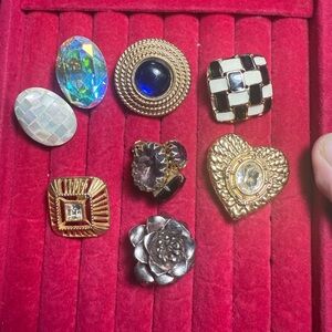 Vintage Single Clip on Earrings